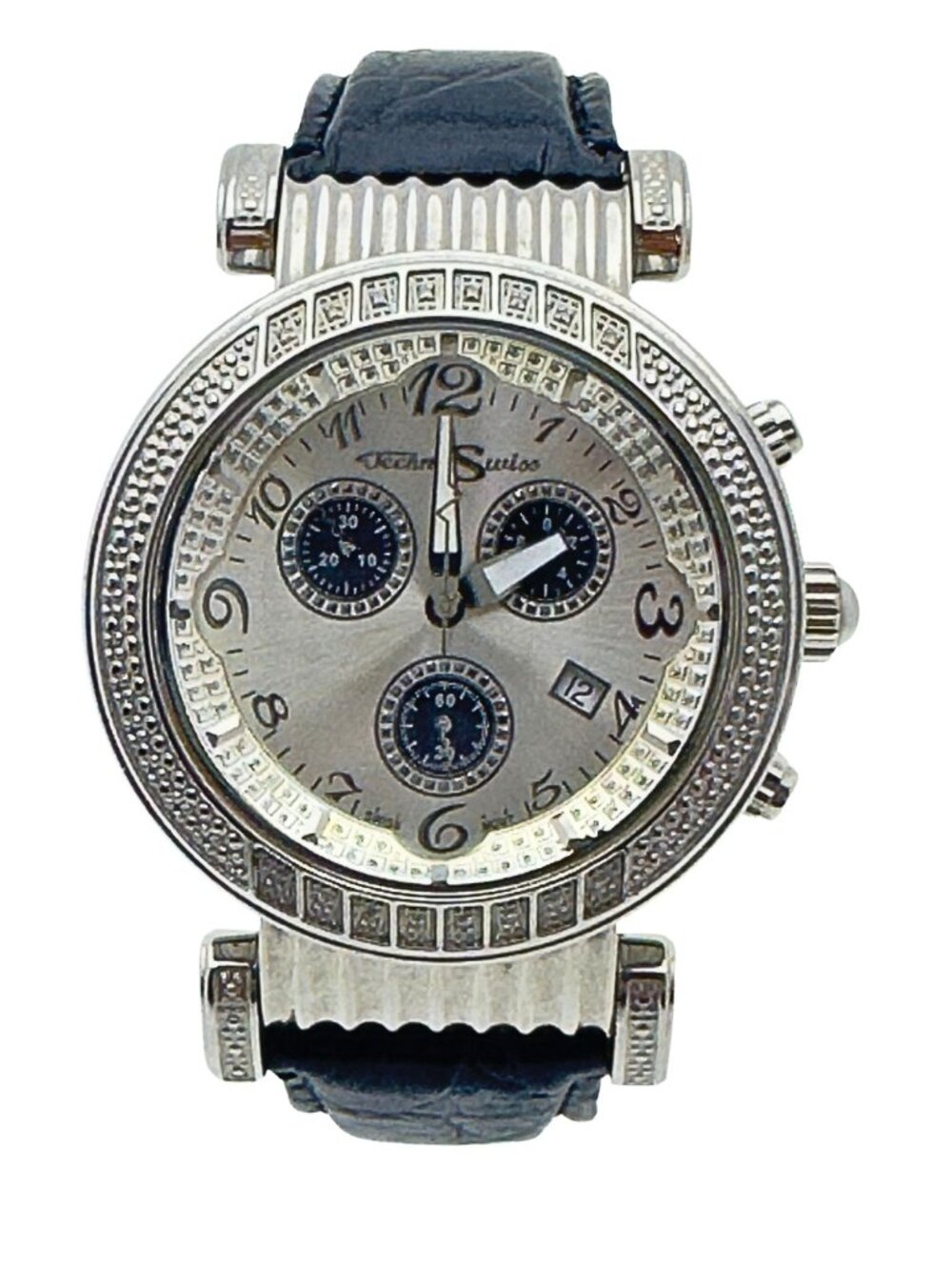 Techno Swiss Luxury Chronograph Diamond Swiss Movement Model TRI-0124